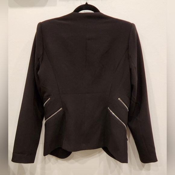 Tobi Blazer with Zipper Pocket Details, Black, Size US M - Picture 2 of 8